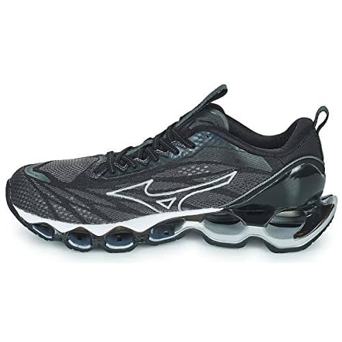 Mizuno Unisex Welle Prophecy 11 Laufschuhe, Dunkles Shadow Silber/Schwarz, 42.5 EU von Mizuno