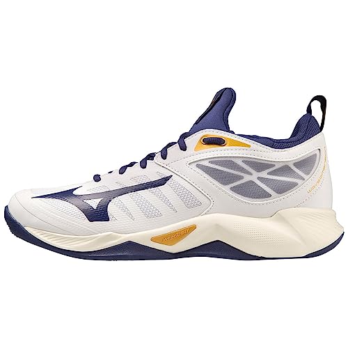 Mizuno Unisex Wellenmaße: Volleyball, Weiß Blueribbon Mp Gold, 42 EU von Mizuno