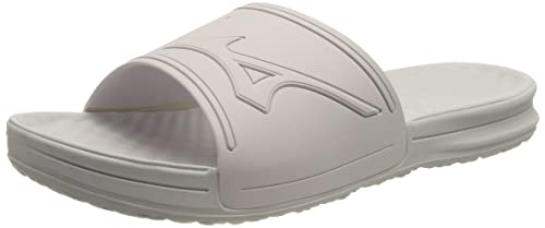 Mizuno Unisex White Schiebe-Sandalen, X-Small von Mizuno