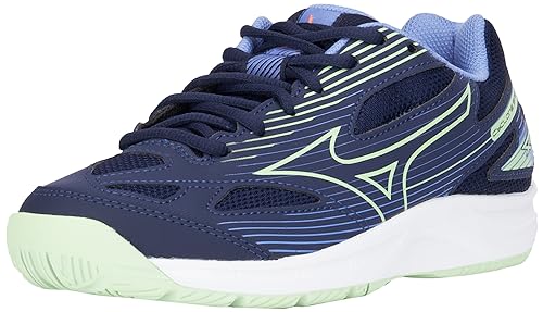 Mizuno Unisex Zyklon Geschwindigkeit 4 Volleyball, Eveblue Techgreen Iolith, 39 EU von Mizuno