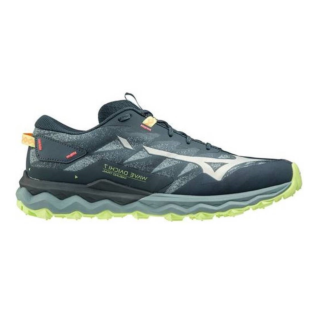 Mizuno WAVE DAICHI 7 Herren Laufschuhe lime Gr. 42 von Mizuno