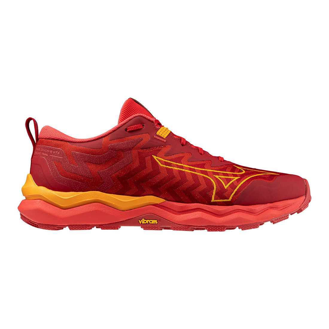 Mizuno WAVE DAICHI 8 GTX Herren Laufschuhe rot Gr. 42,5 von Mizuno