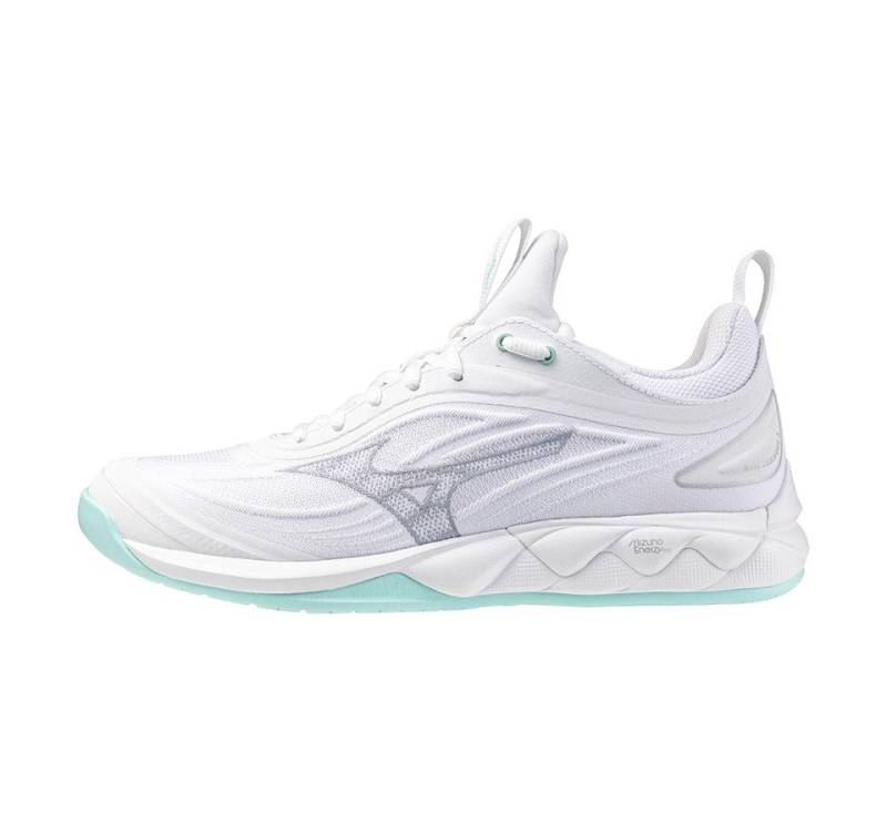 Mizuno WAVE LUMINOUS 3 White/Blue Tint Hallenschuh von Mizuno