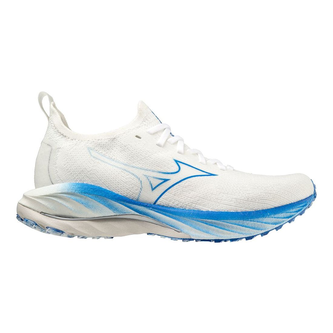 Mizuno WAVE NEO WIND Damen Laufschuhe weiß Gr. 38 von Mizuno