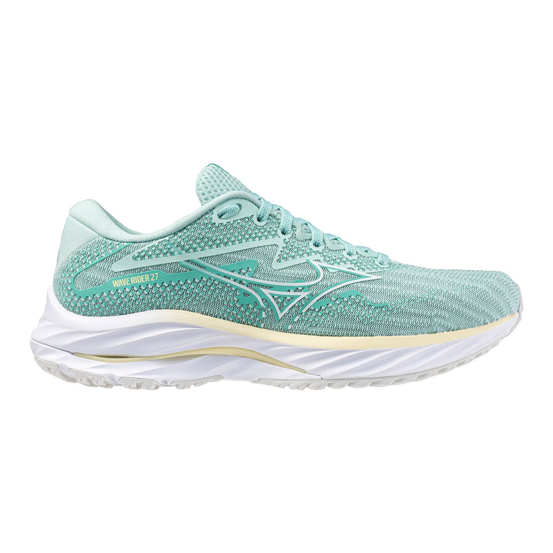 Mizuno WAVE RIDER 27 Damen Laufschuhe türkis Gr. 36,5 von Mizuno