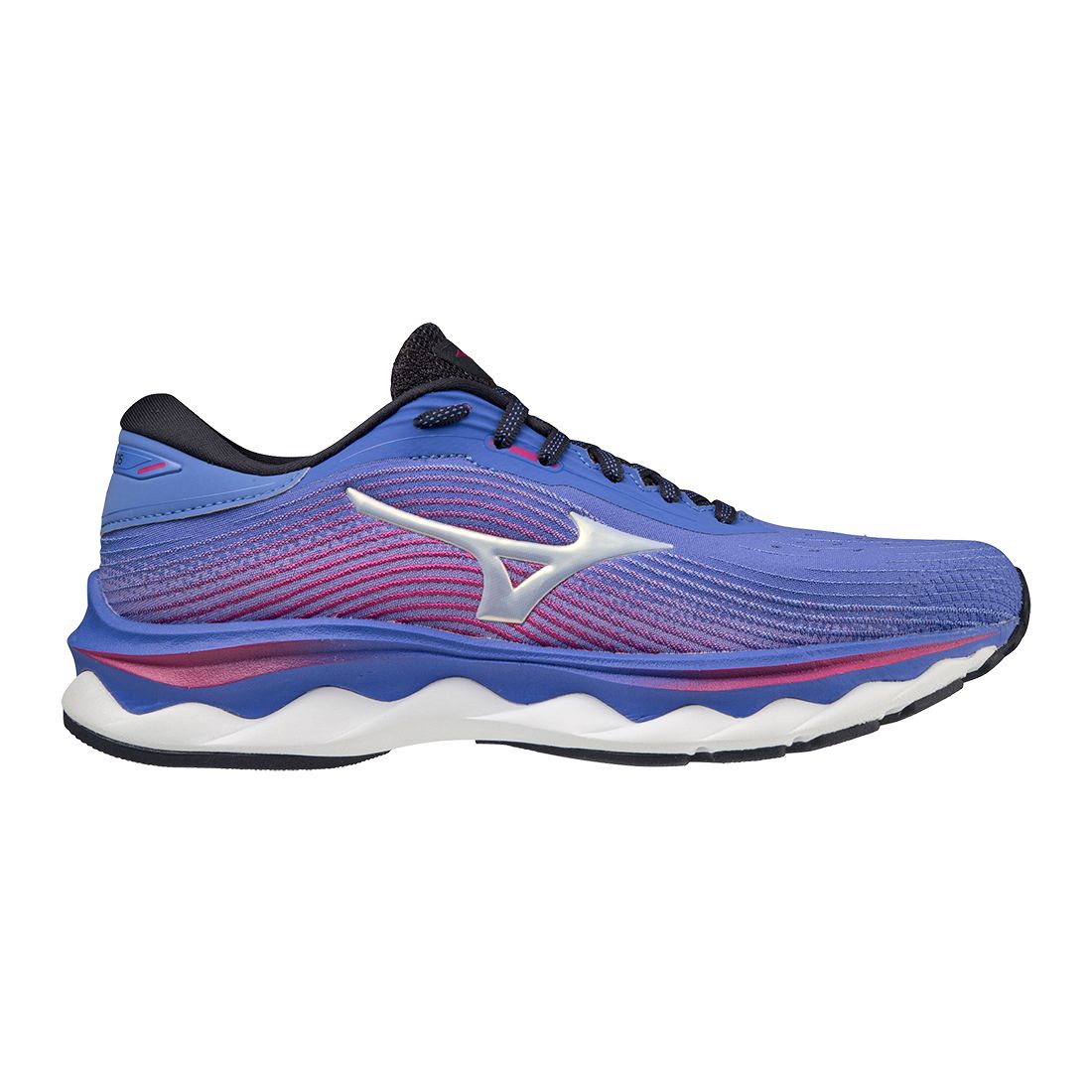 Mizuno WAVE SKY 5 Damen Laufschuhe violett Gr. 37 von Mizuno