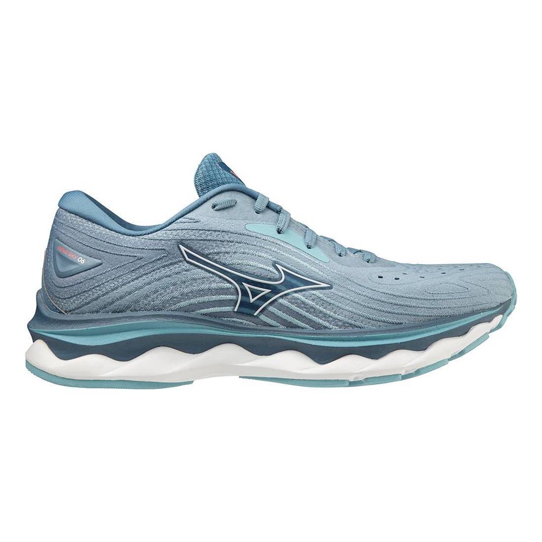 Mizuno WAVE SKY 6 Damen Laufschuhe blau Gr. 38,5 von Mizuno