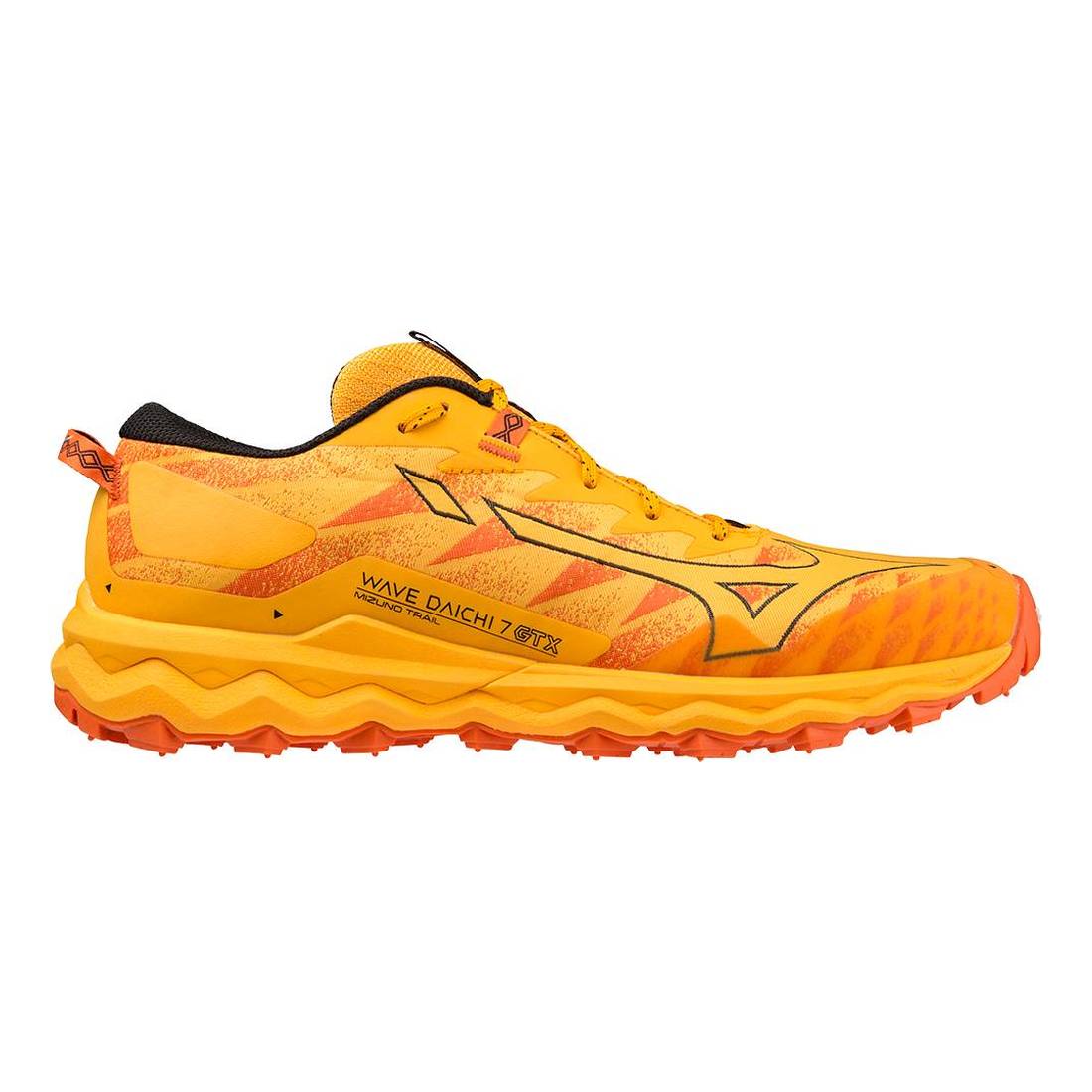 Mizuno WAVE DAICHI 7 GTX Herren Laufschuhe orange Gr. 40,5 von Mizuno