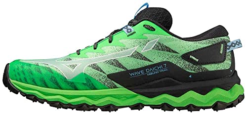 Mizuno Wave Daichi 7 Trailrunning-Schuhe für Männer Grün Schwarz 42 EU von Mizuno