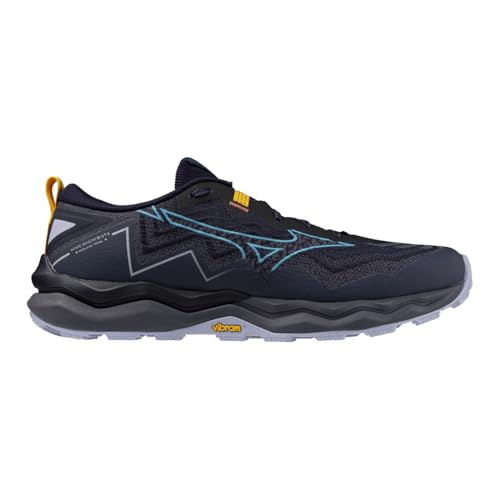 Mizuno Wave Daichi 9 GTX wasserdichte Traillaufschuhe, Baritone Blue Citrus Capri Breeze, 42.5 EU von Mizuno