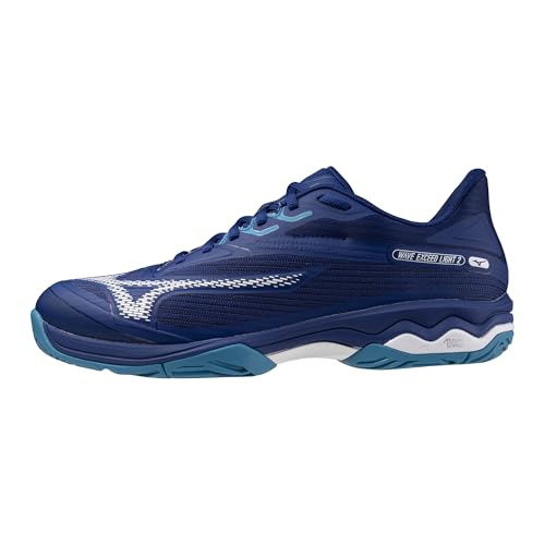 Mizuno Wave Exceed Light 2 Ac Tennisschuh für Herren, Bellwether Blau-Weiß, 41 EU von Mizuno