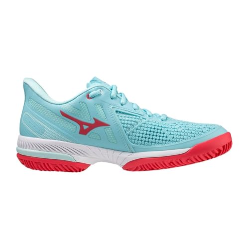 Mizuno Wave Exceed Tour 5 CC Tennis Tennisschuh für Frauen Hellblau Weiß 39 EU von Mizuno