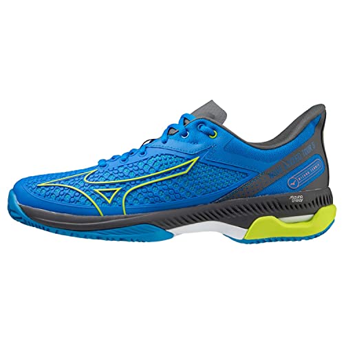 Mizuno Wave Exceed Tour 5 Padelschuh für Männer Blau Grün 42.5 EU von Mizuno