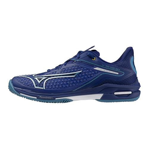 Mizuno Wave Exceed Tour 6 Ac Tennisschuh für Herren, Bellwether Blau-Weiß, 39 EU von Mizuno