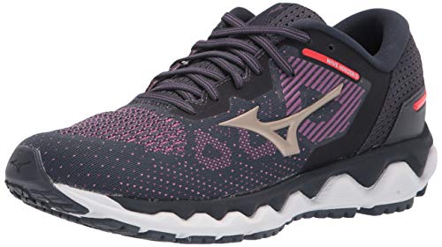 Mizuno Wave Horizon 5 Damen-Laufschuh, Violett-Platin-Gold, 38.5 EU von Mizuno