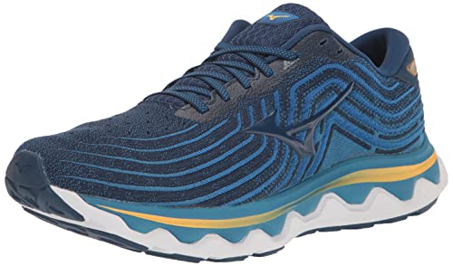 Mizuno Wave Horizon 6 Herren Laufschuhe Farbe: Blau/Blau (13); Größe: EUR 46.5 | US 12.5 | UK 11.5 von Mizuno