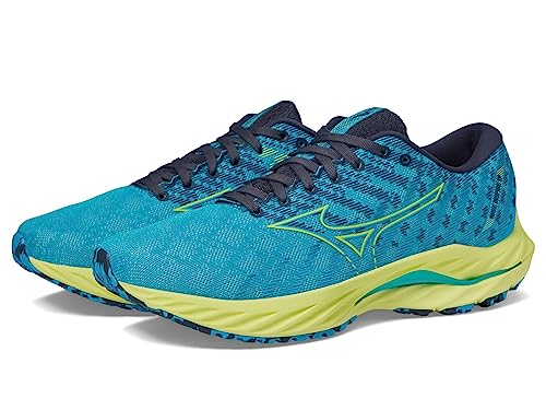 Mizuno Wave Inspire 19, Laufen Mann, Jet Blue Bolt, 48.5 EU von Mizuno