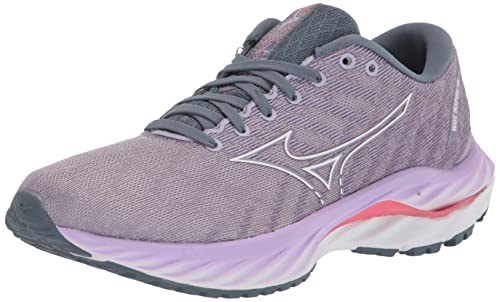 Mizuno Wave Inspire 19 Damen-Laufschuh, Glyzinien/Chinablau, 38.5 EU von Mizuno