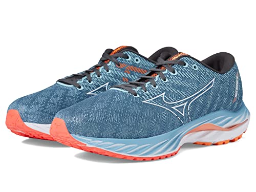 Mizuno Wave Inspire 19 Herren-Wasserschuh, Provincial Blau-weiß, 11.5 von Mizuno