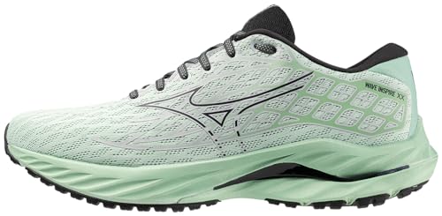 Mizuno Wave Inspire 20 Herren-Laufschuh, Grey Jade/Black Oyster, 13 von Mizuno