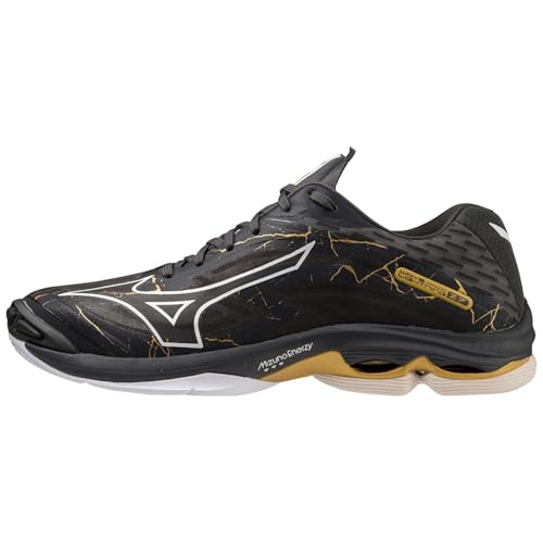 Mizuno Wave Lightning Z7 Volleyballschuh Unisex Schwarz Orange 46 EU von Mizuno