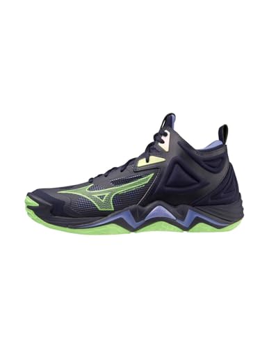 Mizuno - Wave Momentum 3 Mid - V1GA231711 - Farbe: Schwarz - Größe: 42.5 EU von Mizuno
