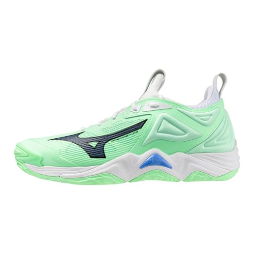 Mizuno Wave Momentum 3 Volleyballschuh für Erwachsene, unisex, Neo Mint-Weiß, 13 Wide Women/11.5 Men von Mizuno