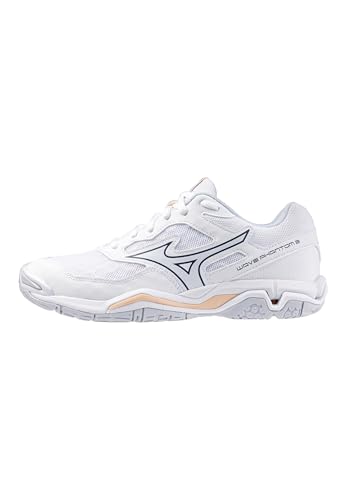 Mizuno Wave Phantom 3 WOS Handballschuhe Damen Indoor X1GB2260 weiß, Schuhgröße:42 EU von Mizuno