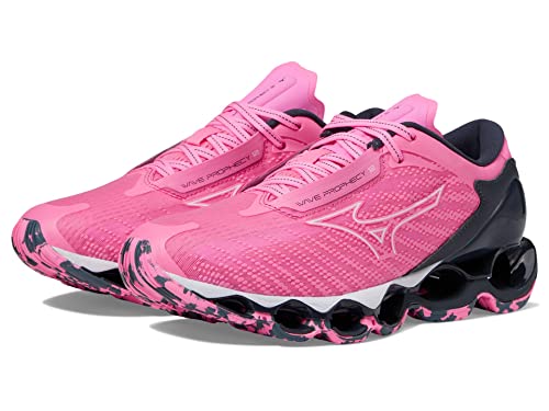 Mizuno Wave Prophecy 12 Damen-Laufschuh, Sakura Glow/Ombre Blue, 38.5 EU von Mizuno
