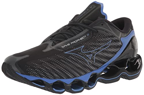 Mizuno Wave Prophecy 12 Herren-Wasserschuh, Schwarze Asche Austernblau, 11.5 von Mizuno