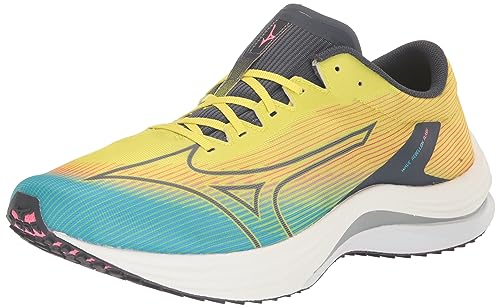 Mizuno Wave Rebellion Flash Laufschuh für Herren, Bolt/Ombre Blue, 43 EU von Mizuno