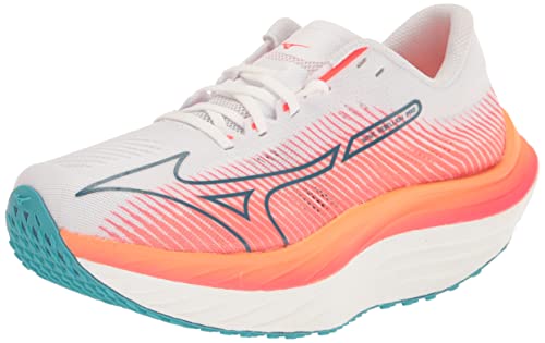 Mizuno Wave Rebellion Pro Laufschuh für Herren, Weiß/Silber, 11 von Mizuno