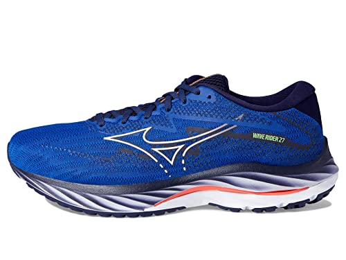 Mizuno Wave Rider 27 Herren Laufschuh, Im Internet surfen - weiß, 44.5 EU von Mizuno