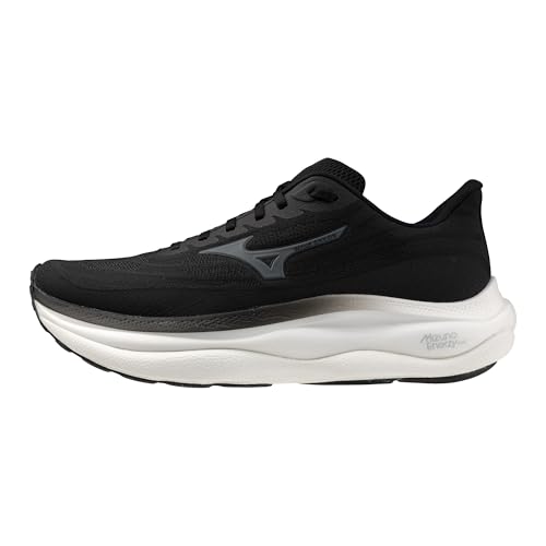 Mizuno Wave Sky 9 Herren-Laufschuh, Schwarz-Metallic-Grau, 41 EU von Mizuno
