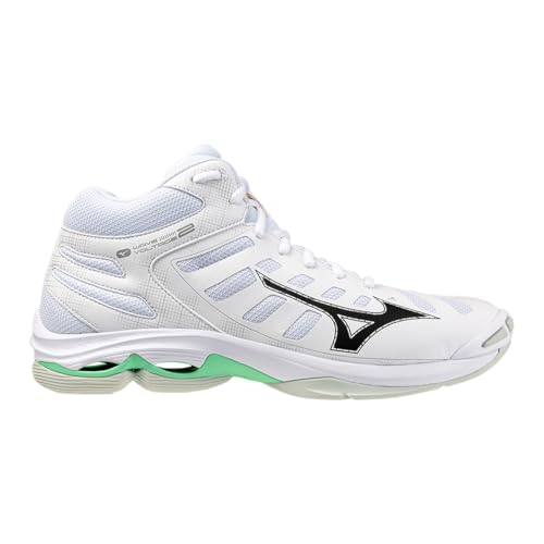 Mizuno Wave Voltage 2 Mid, Volleyballschuhe Unisex Erwachsene, Weiß, 39 EU von Mizuno