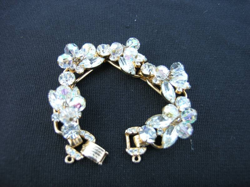 Vintagejulianna Strass Armband Unsigniert von MjMirage
