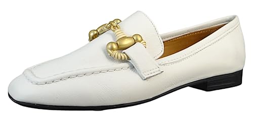 Mjus Damen Halbschuhe VENTIMIGLIA Loafer T85101-0101 Weiß, Groesse:39 EU von Mjus
