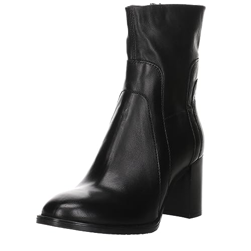 Mjus Damen Stiefeletten Schuhe Stiefelette Glattleder Elegant Freizeit uni Stiefelette schwarz Damen von Mjus