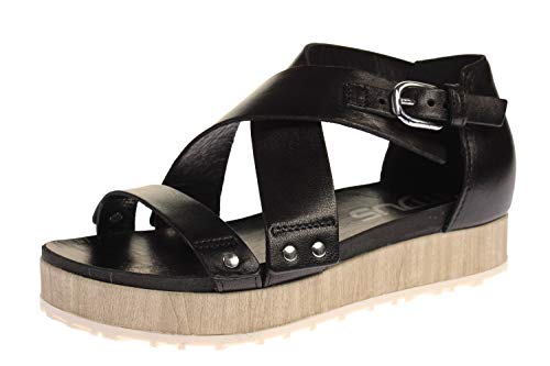 Mjus M06016-101-0002 - Damen Schuhe Sandaletten - Nero-beige, Größe:42 EU von Mjus