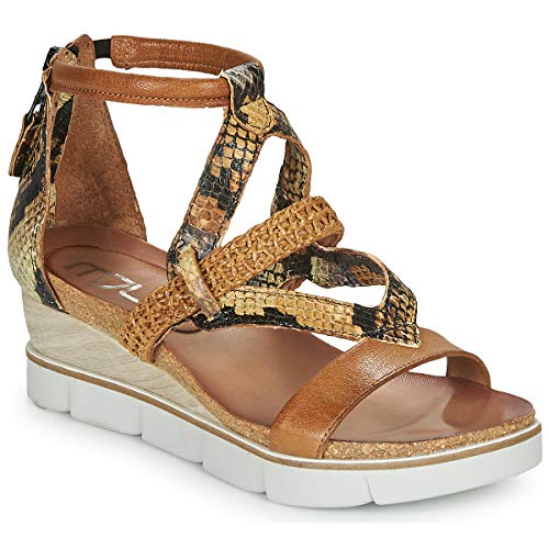 Mjus Tapasita Sandalen/Sandaletten Damen Braun - 38 - Sandalen/Sandaletten Shoes von Mjus