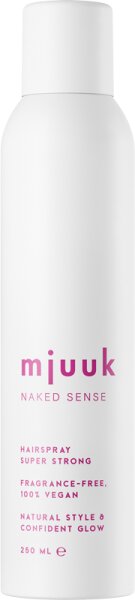 Mjuuk Naked Sense Fragrance-free Hairspray Super Strong 250 ml Mjuuk Naked Sense Fragrance-free Hairspray Super Strong 250 ml von Mjuuk