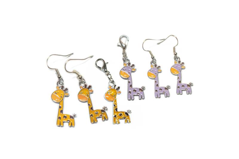 Ohrringe Giraffe. Süße, Kleine Giraffen Anhänger Und Ohrringe. Für Ketten, Armbänder, Oder Als Geschenkanhänger. Kinder Erwachsene von MksbDigitalArtist