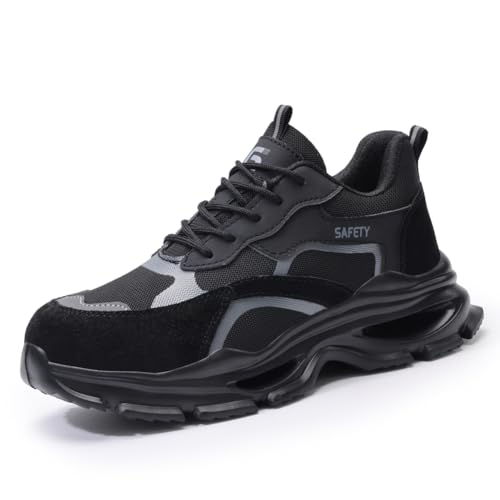 MlYJmer Arbeitsschuhe Stahlkappenschuhe Herren Sicherheitsschuhe Pannensichere Arbeitsschuhe,Schwarz,39 EU MlYJmer Arbeitsschuhe Stahlkappenschuhe Herren Sicherheitsschuhe Pannensichere Arbeitsschuhe,Schwarz,39 EU von MlYJmer