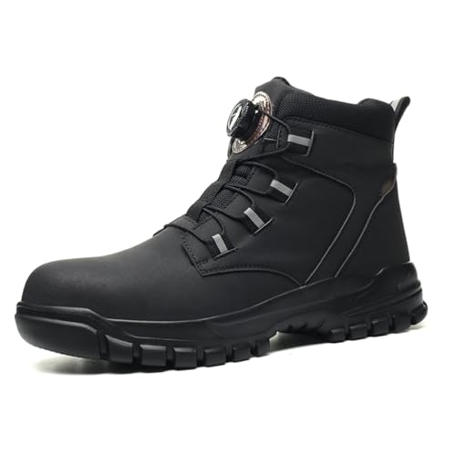 MlYJmer Arbeitsschutzstiefel Männer Frauen wasserdichte Schutzschuhe Arbeitsschuhe mit Stahlkappe,Schwarz,39 EU MlYJmer Arbeitsschutzstiefel Männer Frauen wasserdichte Schutzschuhe Arbeitsschuhe mit Stahlkappe,Schwarz,39 EU von MlYJmer