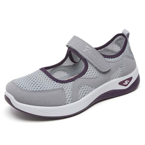 MlYJmer Atmungsaktive Mesh-Wanderschuhe Für Damen Stricken Leichte Bequeme Freizeitschuhe,Grau,37 EU MlYJmer Atmungsaktive Mesh-Wanderschuhe Für Damen Stricken Leichte Bequeme Freizeitschuhe,Grau,37 EU von MlYJmer