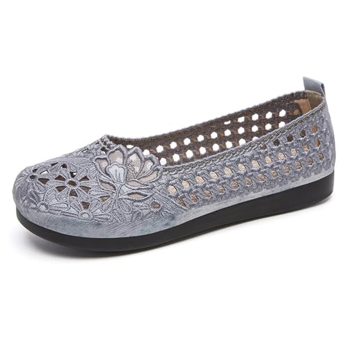 MlYJmer Atmungsaktive Wanderschuhe für Damen Lässige Flache Schuhe zum Aushöhlen,Grau,36 EU MlYJmer Atmungsaktive Wanderschuhe für Damen Lässige Flache Schuhe zum Aushöhlen,Grau,36 EU von MlYJmer