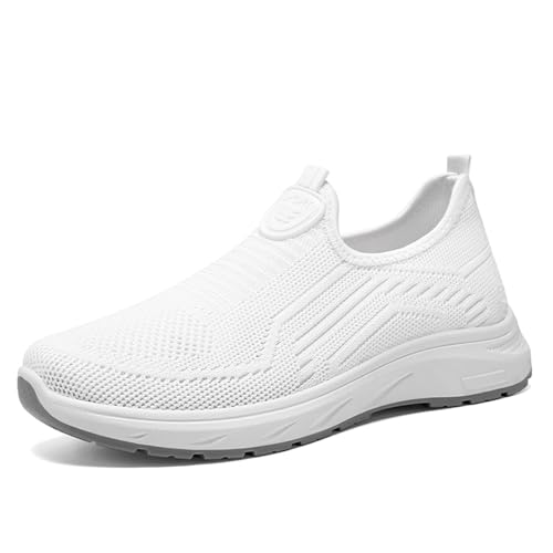 MlYJmer Damen Casual Mesh Sneakers Atmungsaktive Bequeme Slip-On Wanderschuhe,Weiß,39 EU MlYJmer Damen Casual Mesh Sneakers Atmungsaktive Bequeme Slip-On Wanderschuhe,Weiß,39 EU von MlYJmer
