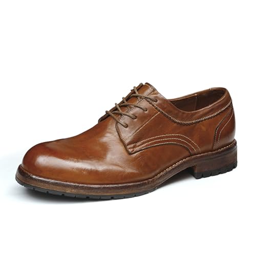 MlYJmer Herren Freizeit Lederschuhe Derby Business Kleid Hochzeitsschuhe Schnürung Oxfords,Braun,39.5 EU MlYJmer Herren Freizeit Lederschuhe Derby Business Kleid Hochzeitsschuhe Schnürung Oxfords,Braun,39.5 EU von MlYJmer