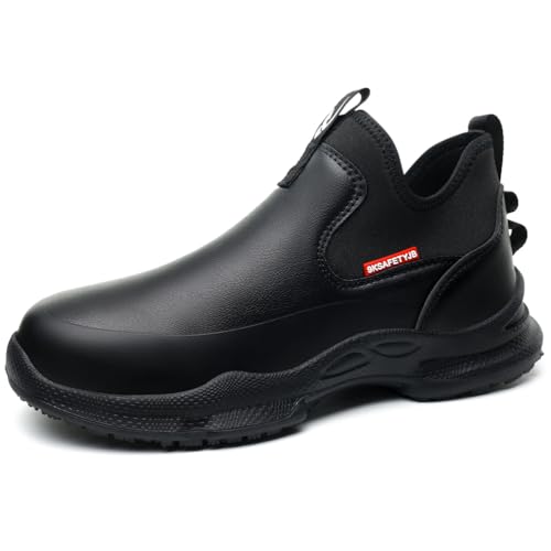 MlYJmer Kochschuhe für Männer rutschfeste wasserdichte Arbeitsschuhe Herren Clogs Bequeme Krankenschwester Schuhe für Gärtner,Schwarz,42 EU MlYJmer Kochschuhe für Männer rutschfeste wasserdichte Arbeitsschuhe Herren Clogs Bequeme Krankenschwester Schuhe für Gärtner,Schwarz,42 EU von MlYJmer