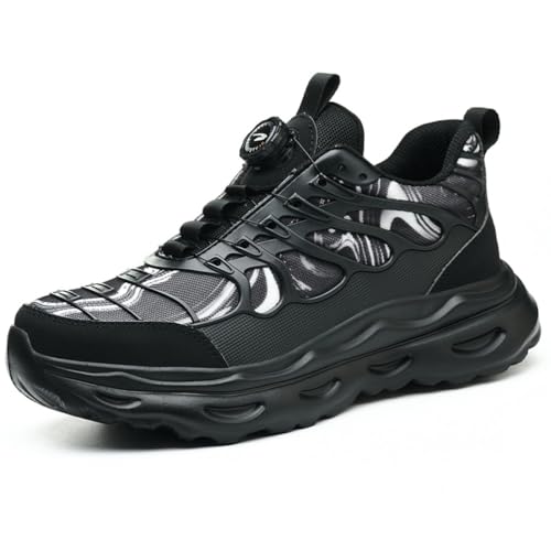 MlYJmer Mode Sicherheitsschuhe Männer Anti-Smash Anti-Pannenschutz Arbeitsschuhe Arbeit Turnschuhe Stahlkappe Schuhe,Schwarz,38 EU MlYJmer Mode Sicherheitsschuhe Männer Anti-Smash Anti-Pannenschutz Arbeitsschuhe Arbeit Turnschuhe Stahlkappe Schuhe,Schwarz,38 EU von MlYJmer